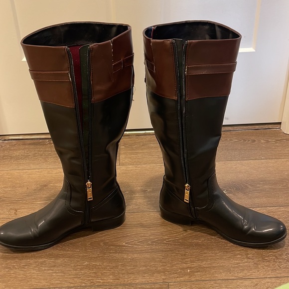 Tommy Hilfiger, size 8, black and brown - Picture 4 of 6